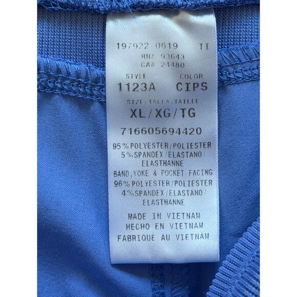 EUC Cherokee Infinity scrub set light blue sz XL nurses doctors medical attire - Picture 3 of 8